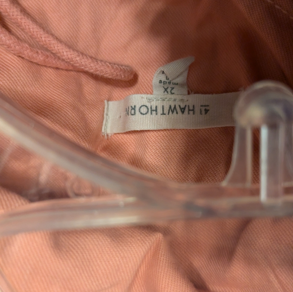 41 Hawthorn Women's Pink Hooded Jacketsizr 2x - Picture 8 of 8
